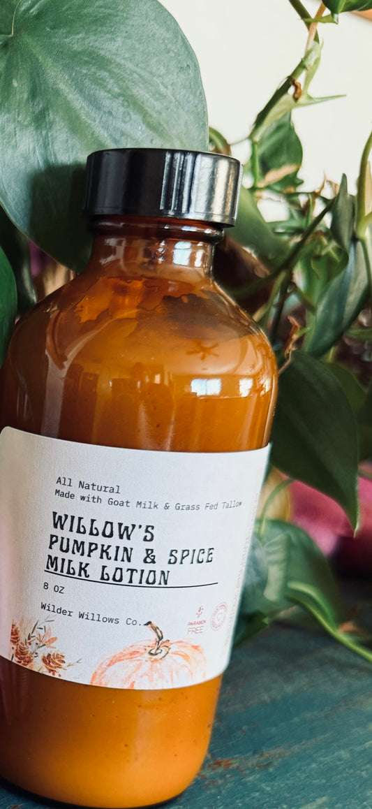 Willow's Pumpkin & Spice Milk Lotion