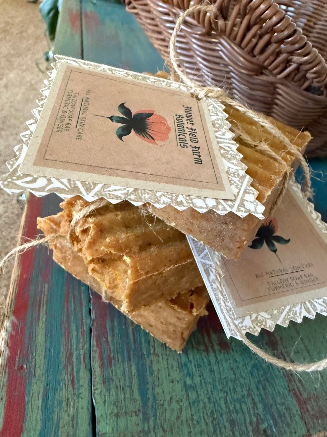 Ginger & Turmeric Tallow Soap Bar