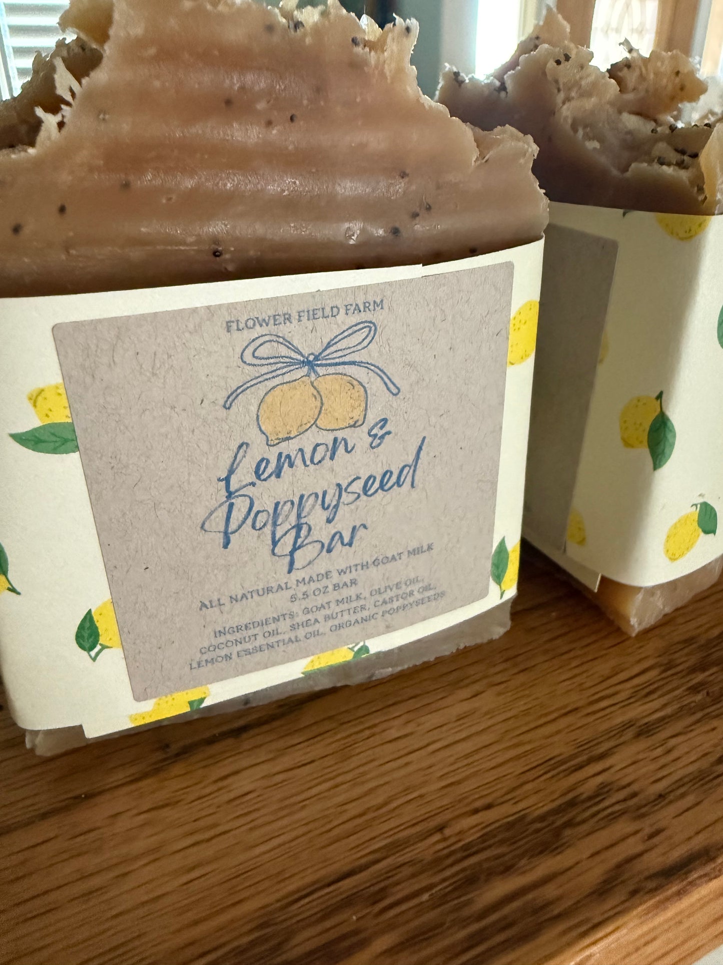 Lemon & Poppy Seed Soap Bar