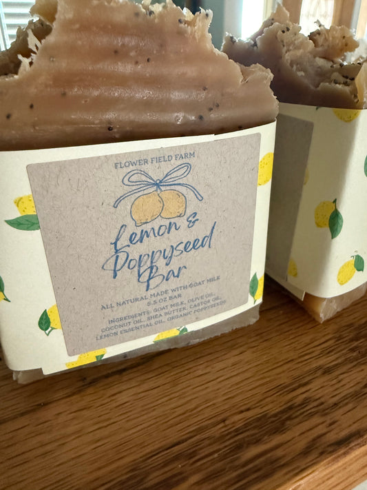 Lemon & Poppy Seed Soap Bar